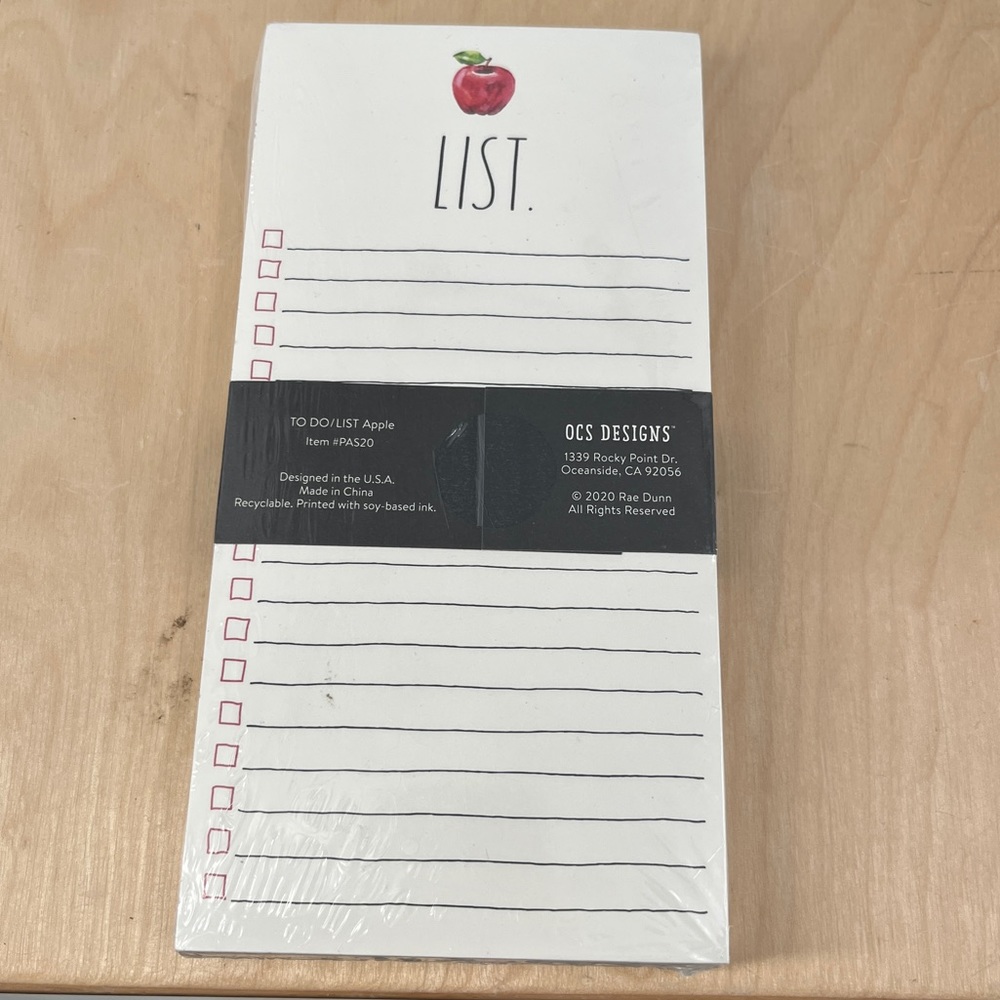 OCS Designs to do/list NWT